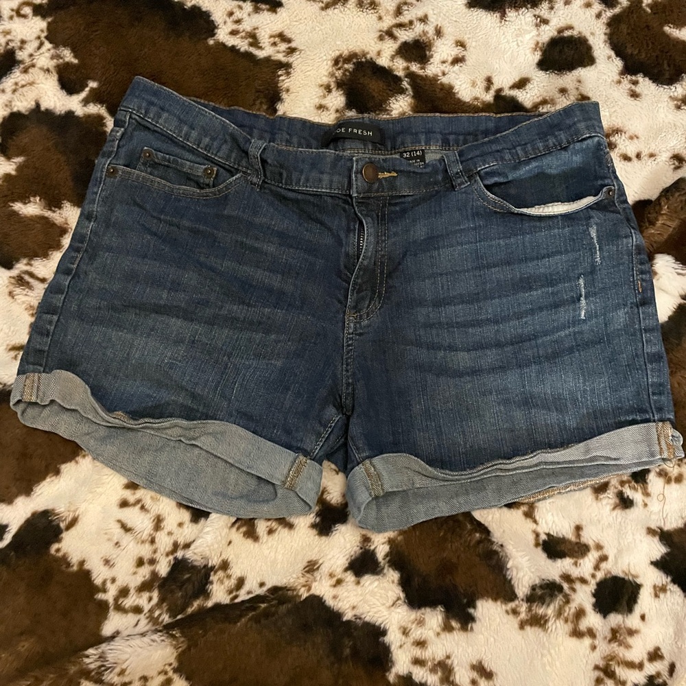 Joe Fresh Dark Blue Jean Shorts